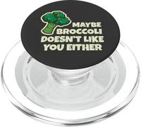 Maybe Broccoli Doesn't Like You Either Broccoli Vegan PopSockets PopGrip for MagSafe