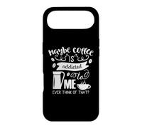 Maybe Coffee Is Addicted To Me Funny Coffee Addict Case for iPhone Air