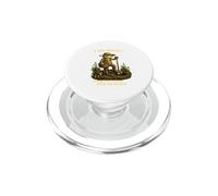 Maybe For Plants Maybe For Secrets | Retro Frog Gardener PopSockets PopGrip for MagSafe