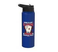 Maybe I'm Bluffing Online Poker Casino Stainless Steel Insulated Water Bottle