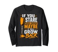Maybe It Will Grow Back Amputation Prosthetic Leg Amputee Long Sleeve T-Shirt
