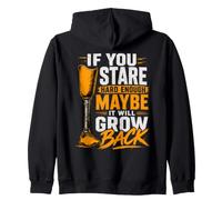 Maybe It Will Grow Back Amputation Prosthetic Leg Amputee Zip Hoodie