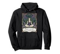 Maybe Its Woo-woo Maybe Its Quantum Physics Woman Meditation Pullover Hoodie
