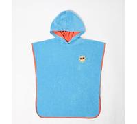 Maybe Junior Terry TowellIng Poncho In Blue 4-6 Years