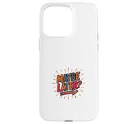 Maybe Later Funny Procrastination Bold Design Case for iPhone 15 Pro Max