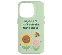 Maybe Life Isn't Actually That Serious Cute Bee Case for iPhone 14 Pro