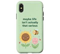 Maybe Life Isn't Actually That Serious Cute Bee Case for iPhone X/XS