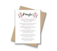Maybe Poem Wedding, A5 Greeting Card, Anniversary, Valentines, Romantic, Relationship, Inspirational, Poetry, Gift Idea