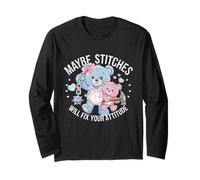 Maybe Stitches Will Fix Your Attitude Cute Bears Long Sleeve T-Shirt