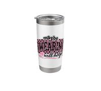 Maybe Swearing Will Help Sarcastic Humor Design Stainless Steel Insulated Tumbler