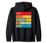 Maybe Swearing Will Help Zip Hoodie