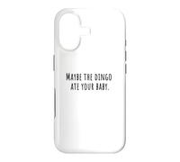 MAYBE THE DINGO ATE YOUR BABY Sitcom Humor 90s Comedy Quote Case for iPhone 17