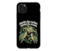 Maybe The Turtles Needed The Straws Marine Life Ocean Turtle Case for iPhone 11 Pro Max