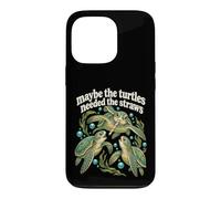 Maybe The Turtles Needed The Straws Marine Life Ocean Turtle Case for iPhone 13 Pro