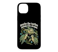Maybe The Turtles Needed The Straws Marine Life Ocean Turtle Case for iPhone 14 Plus