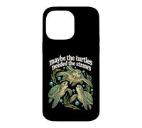 Maybe The Turtles Needed The Straws Marine Life Ocean Turtle Case for iPhone 14 Pro Max
