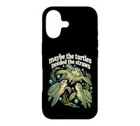 Maybe The Turtles Needed The Straws Marine Life Ocean Turtle Case for iPhone 17