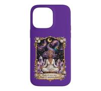 Maybe Woo Woo Quantum Physics Tarot Crystal African American Case for iPhone 14 Pro Max