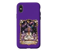 Maybe Woo Woo Quantum Physics Tarot Crystal African American Case for iPhone X/XS