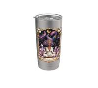 Maybe Woo Woo Quantum Physics Tarot Crystal African American Stainless Steel Insulated Tumbler