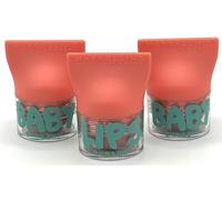 Maybelline Baby Lips Balm and Blush Innocent Peach (01). 3 Pack. Shimmery Lip Balm and Blusher in One