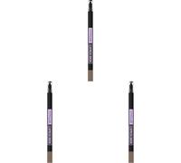 Maybelline Brow Ultra Slim High Precision Retractable Eyebrow Pencil, 02 Soft Brown, 1 Count (Pack of 3)