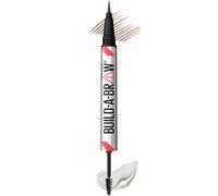 Maybelline Build-A-Brow 2-in-1 Brow Pen and Sealing Brow Gel Eyebrow Makeup for Real-Looking Fuller Eyebrows Medium Brown 1 Count