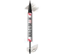Maybelline Build-A-Brow 2-in-1 Brow Pen and Sealing Brow Gel Eyebrow Makeup for Real-Looking Fuller Eyebrows Ash Brown 1 Count