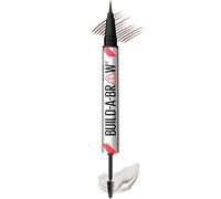 Maybelline Build-A-Brow 2-in-1 Brow Pen and Sealing Brow Gel Eyebrow Makeup for Real-Looking Fuller Eyebrows Deep Brown 1 Count