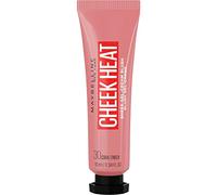 Maybelline Cheek Heat Blush Gel Formula Water Based Pigment Gloss Finish 30 Coral Amber, 30 Coral Amber, 10 ml (Pack of 1)