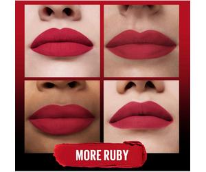 MAYBELLINE COLOR SENSATIONAL ULTIMATTE MATTE SLIM LIPSTICK -199- MORE RUBY