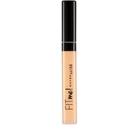 Maybelline Concealer, Fit Me! Full Coverage Concealer for Face, Oil Free, Delivers Even Complexion, Non-Comedogenic, Matte & Poreless Ultra Blendable, Shade: Cafe 30, 6.8 ml