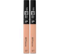 Maybelline Concealer, Fit Me! Full Coverage Concealer for Face, Oil Free, Delivers Even Complexion, Non-Comedogenic, Matte & Poreless Ultra Blendable, Shade: Deep 35, 6.8 ml (Pack of 2)
