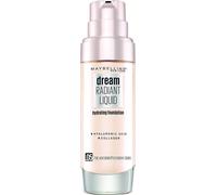 Maybelline Foundation, Dream Radiant Liquid Hydrating Foundation with Hyaluronic Acid and Collagen, Lightweight, Medium Coverage Up to 12 Hour Hydration, 01 Natural Ivory, 30 ml (Pack of 1)