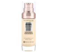 Maybelline Foundation, Dream Radiant Liquid Hydrating Foundation with Hyaluronic Acid and Collagen, Lightweight, Medium Coverage Up to 12 Hour Hydration, 01 Natural Ivory, 30 ml (Pack of 1)