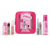 Maybelline Essentials Olivia Attwood Makeup Gift Set - Nude 02 | Includes Sky High Mascara, Grippy Primer, Grippy Setting Mist, Eraser Concealer Nude 02 & Lifter Gloss in Hot Pink Bag