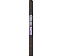 Maybelline Express Eye Brow Duo Eyebrow Filling, Natural Looking 2 - In - 1 Eyebrow Pencil Pen Plus Filling Powder, Tear Drop Tip and Sponge Swiper, Black Brown