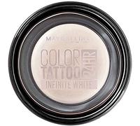 Maybelline Eyestudio 24 Hour Color Tattoo Gel-Cream Eyeshadow, 45 Infinite White