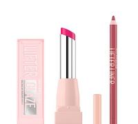 Maybelline Fine Line Lifter Lip Liner & Rose Bite Lip Oil Duo Bundle