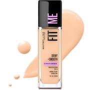 Maybelline Fit Me Dewy + Smooth Liquid Foundation Makeup Classic Ivory 1 Count (Packaging May Vary)