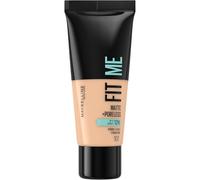 Maybelline Fit Me Foundation, Lightweight Medium Coverage, Blendable With a Matte and Poreless Natural Finish, For Normal to Oily Skin, Shade: 107 Rose Beige, 30ml