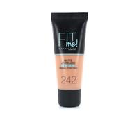 Maybelline Fit Me Foundation, Matte & Poreless, Full Coverage Blendable Normal to Oily Skin, 242 Light Honey 30ml