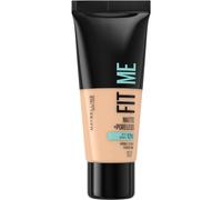 Maybelline Fit Me Foundation, Medium Coverage, Blendable With a Matte and Poreless Finish, For Normal to Oily Skin, Shade: 107 Rose Beige, 30ml