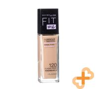 MAYBELLINE FIT ME Liquid 120 Porcelain Make-up Foundation SPF 18 30ml Smooth