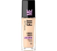 Maybelline Fit Me Luminous + Smooth Foundation SPF-18 -30ml -105 NATURAL IVORY