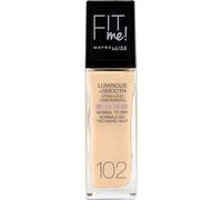 New York Fit Me! Make-Up, Foundation with SPF18, For Flawless Skin, All Skin Types, No. 102 Fair Ivory, 30 ml
