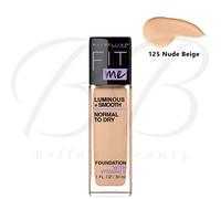 Maybelline Jade Fit Me Liquid Foundation - 30 ml, 125 Nude Beige