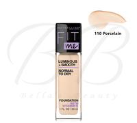 MAYBELLINE Fit Me Luminous + Smooth SPF-18 Liquid Foundation 30ml CHOOSE SHADE