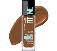 Maybelline Fit Me Matte + Poreless Liquid Oil-Free Foundation Makeup Deep Bronze 1 Count (Packaging May Vary)