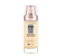 Maybelline Foundation, Dream Radiant Liquid Hydrating Foundation with Hyaluronic Acid and Collagen, Lightweight, Medium Coverage Up to 12 Hour Hydration, 10 Ivory